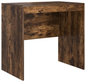 Íróasztal Füstölt tölgy 80x50x76 cm Összeszerelendő fa