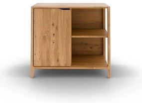 Natúr színű tölgyfa szekrény 95x80 cm Twig – The Beds