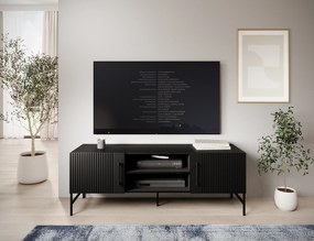 RTV asztal RAFTT 152x55 cm, fekete