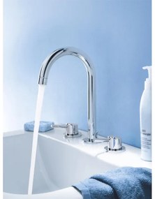 GROHE 20216001 - CONCETTO DN 15 háromlyukú mosdócsaptelep, L méret, króm