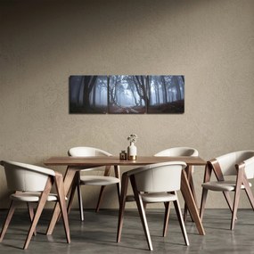 Kép - Egy esős napon (órával) (90x30 cm)