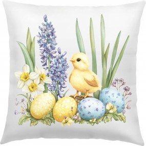 Húsvéti Párnahuzat 40x40 Csirke Párnahuzat Tavaszi Színes