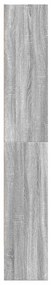 szürke sonoma szerelt fa könyvszekrény 80 x 30 x 189 cm