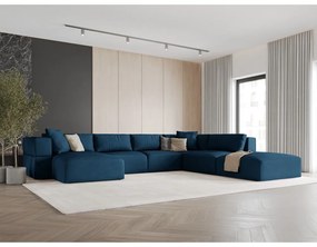 Kék sarokkanapé (jobb oldali-"U" alakú) Esther – Milo Casa