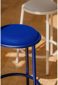 Kék fém bárszék (ülésmagasság 68 cm) Hogo – noo.ma