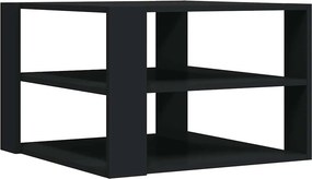 vidaXL fekete szerelt fa dohányzóasztal 58 x 58 x 40 cm