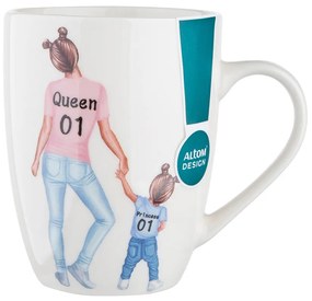 Altom Queen - girl porcelán bögre, 300 ml