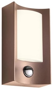 Redo Redo 90487 - LED Kültéri fali lámpa érzékelővel WARP LED/8W/230V IP44 barna UN1592