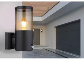 Globo 32014BSS-Kültéri fali lámpa érzékelővel XELOO 1xE27/60W/230V IP44