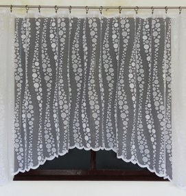 Mg Függöny 14635 Fehér Ív 350X160 kész Bt Lengyel