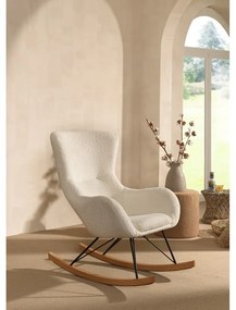 Fehér buklé gyerek hintaszék ROCKY – Vipack