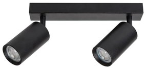 Rabalux 2085 - SOLO mennyezeti spotlámpa 2xGU10/25W/230V fekete 2085