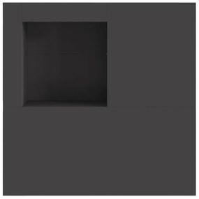 Tűzrakó Fekete 100 x 100 x 30 cm Hidegen hengerelt acél