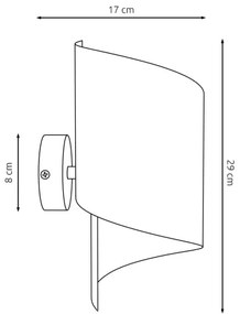 Fali lámpa SPIRAL 1xG9/8W/230V króm