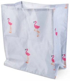 Flamingo textil macskajáték zacskó 30 x 34 cm