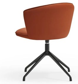 Narancssárga kárpitozott étkezőfotel szett 2 db-os Add – Teulat