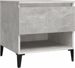 vidaXL betonszürke szerelt fa dohányzóasztal 50 x 46 x 50 cm
