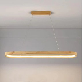 Brilagi - LED csillár kábelen UMEA WOOD LED/40W/230V 90x22 cm fa
