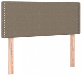 tópszínű szövet LED-es fejtámla 100x5x78/88 cm