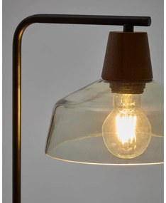 Zöld-sötét natúr színű asztali lámpa üveg búrával (magasság 55 cm) Silex – Kave Home