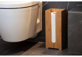WENKO 24749100 - WC-papírtartó BAMBUSA 15x35,5 cm barna