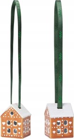 Karácsonyi medál Gingerbread, 2 db, Kahler