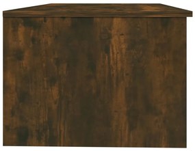 Füstös tölgy színű szerelt fa dohányzóasztal 102 x 50 x 36 cm
