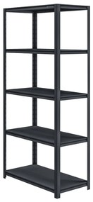 Fémállvány garázsba SAM, 900 x 1830 x 450 mm, antracit