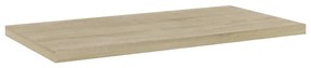 4 db sonoma tölgy színű szerelt fa könyvespolc 40 x 20 x 1,5 cm