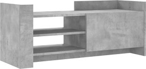 vidaXL betonszürke szerelt fa TV-szekrény 100x35x40 cm