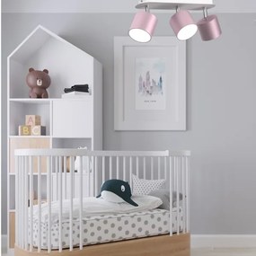 Spotlámpa DIXIE 3xGX53/11W/230V rózsaszín