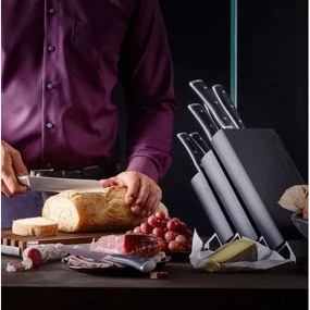 Wüsthof CLASSIC IKON 7 részes konyhai késkészlet állvánnyal, jasan/fekete