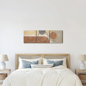 Kép - Modern kollázs (órával) (90x30 cm)