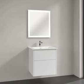 Villeroy &amp; Boch Finero mosdó szekrénnyel és tükörrel 60 cm fehér S00300DHR1