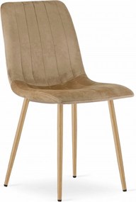 AKCIÓ Barna bársony szék LAVA II. osztály