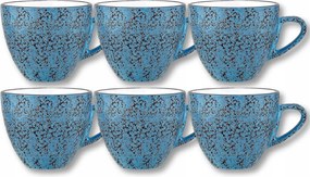Kávéscsésze porcelán kék 300 ml Wilmax 6 db