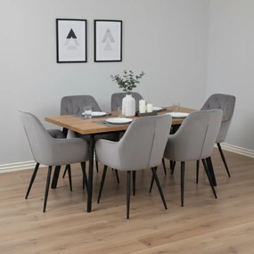 Design fotel, szürke Velvet szövet, VERIO NEW