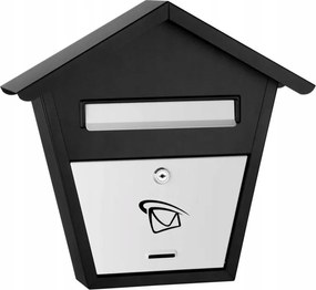 Postaláda Maxi Házikó SD3W Fekete-fehér