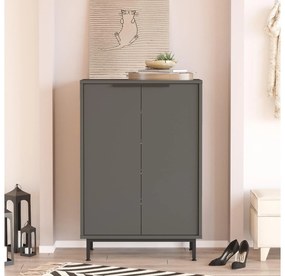 Cipősszekrény Abbygail 1 (antracit) . 1101347