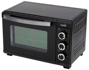 HOME HGMS19 mini sütő, 1280 W, max. 230 °C, 19 literes, időzítő, hőszigetelt burkolat, üveg ajtó