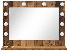 Pipere Tükör Régi fa Fa 60 x 45 x 18 cm Tükör Pipere tükör