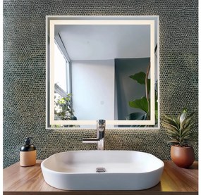 Globo 84037 - LED Dimmelhető tükör háttérvilágítással RIVAS LED/10W/230V 50x50 cm