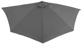 Kingsleeve® Kerti félkör alakú napernyő - antracit