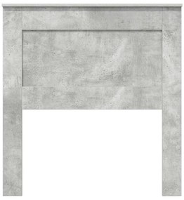 Fejtámla fejtámlával Beton Szürke 80 cm Faanyag