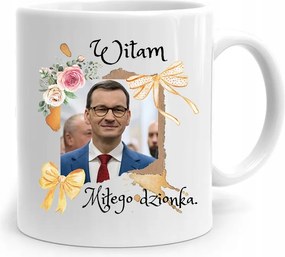 Bögre Politikus Miniszterelnök Mateusz Morawiecki Pis