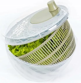 Nagy Saláta Centrifuga 6L Cédrus Szűrő Zöldség Szárító Gyümölcs Faneo