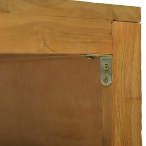eróziós tömör tíkfa dohányzóasztal 110 x 35 x 38 cm