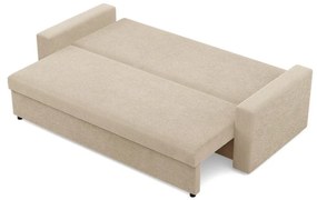 Zeus kanapéágy, kordbársony, bonell töltet, egyenes kartámasz, bézs