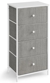 Szürke komód 45×30×92 cm AUK-E1031-GREY