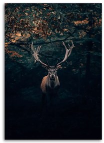 Gario Vászonkép Szarvas a bokrok között Méret: 70 x 100 cm